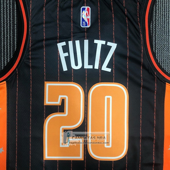 Camiseta Orlando Magic Markelle Fultz NO 20 Ciudad 2021-22 Marron